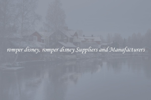 romper disney, romper disney Suppliers and Manufacturers