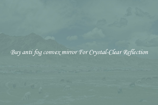 Buy anti fog convex mirror For Crystal-Clear Reflection