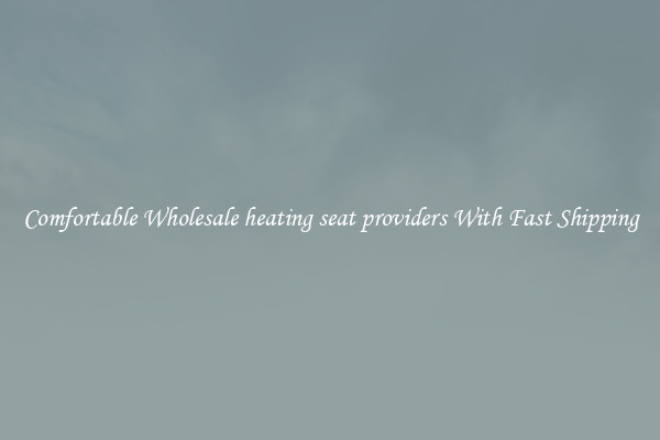 Comfortable Wholesale heating seat providers With Fast Shipping
