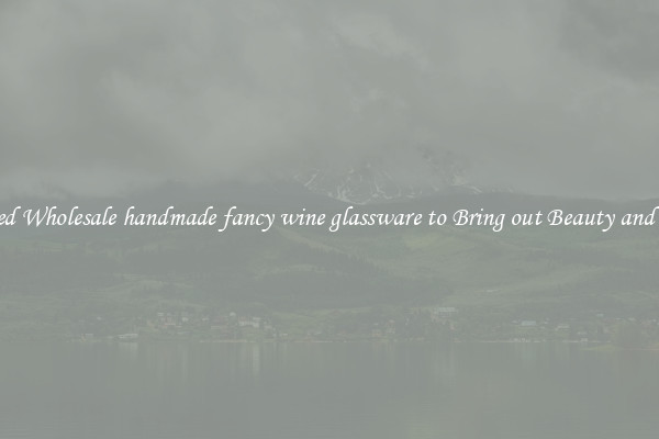 Featured Wholesale handmade fancy wine glassware to Bring out Beauty and Luxury