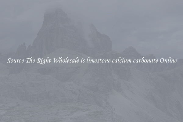 Source The Right Wholesale is limestone calcium carbonate Online