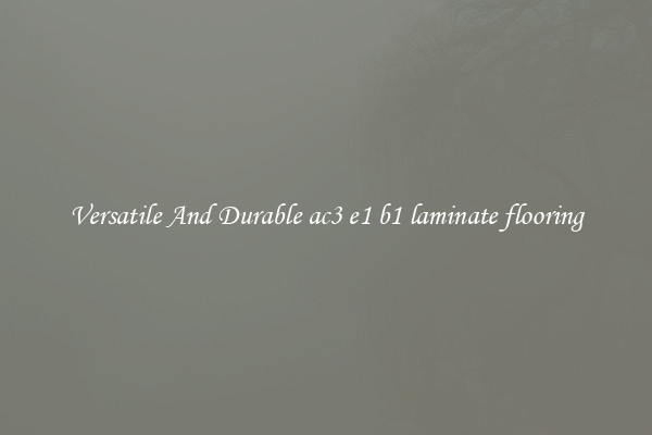 Versatile And Durable ac3 e1 b1 laminate flooring