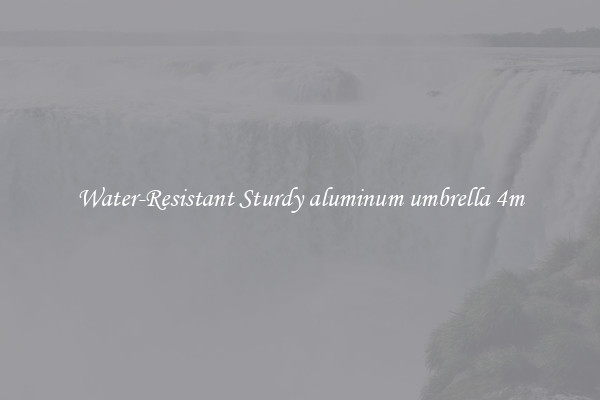 Water-Resistant Sturdy aluminum umbrella 4m